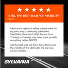 SYLVANIA 9003 SilverStar ULTRA Halogen Headlight Bulb, 2 Pack, , hi-res